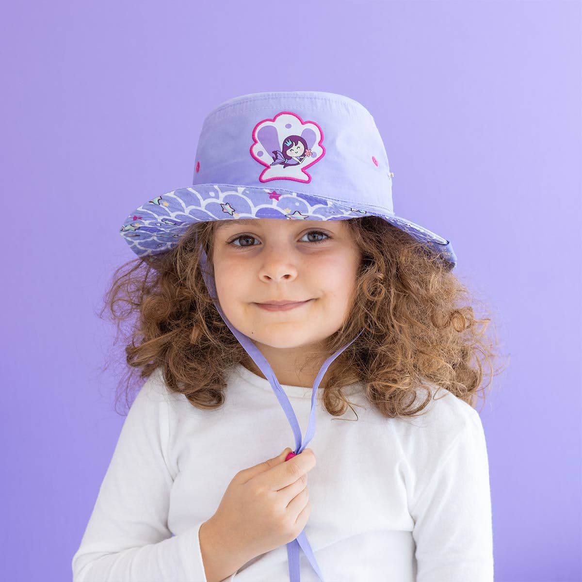 image-Milk&Moo Little Mermaid Kinder Fischerhut Atmungsaktiv Bucket Hut