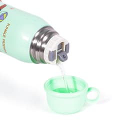 image-MILK&MOO Stahl-Kindertrinkflasche mit Tasche Jungle Friends