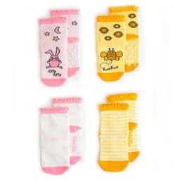image-Milk&Moo Buzzy Beeund Chancin 2 Paar Baby Socken 0-12 Monate