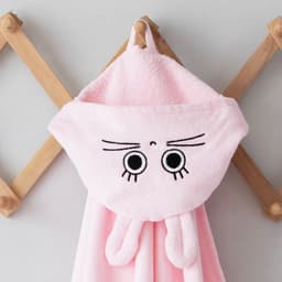 image-Milk&Moo Chancin Baby Kapuzenbadetuch aus Samt