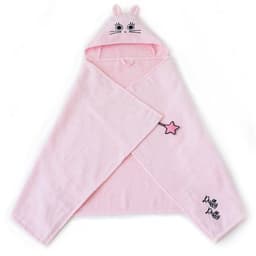 image-Milk&Moo Chancin Baby Kapuzenbadetuch aus Samt