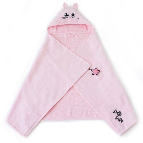 image-Milk&Moo Chancin Baby Kapuzenbadetuch aus Samt