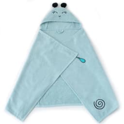 image-Milk&Moo Sangaloz Baby Kapuzenbadetuch aus Samt