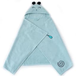 image-Milk&Moo Sangaloz Baby Kapuzenbadetuch aus Samt
