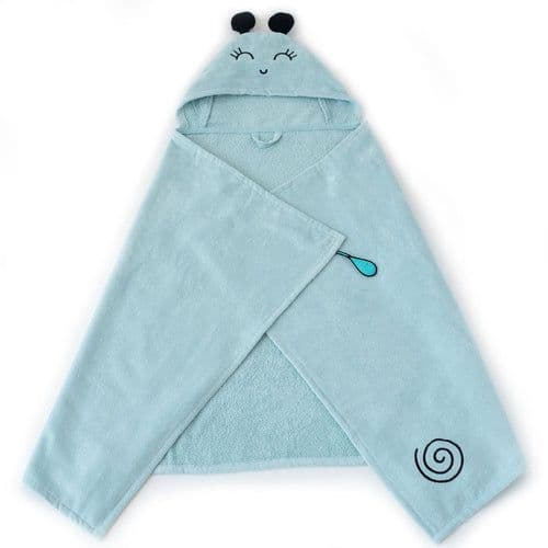 image-Milk&Moo Sangaloz Baby Kapuzenbadetuch aus Samt