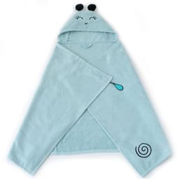 image-Milk&Moo Sangaloz Baby Kapuzenbadetuch aus Samt