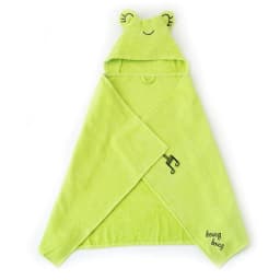 image-Milk&Moo Cacha Frog Baby Kapuzenbadetuch aus Samt