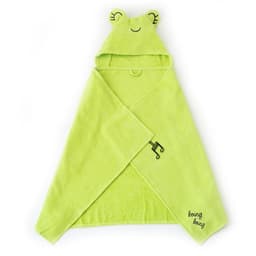 image-Milk&Moo Cacha Frog Baby Kapuzenbadetuch aus Samt