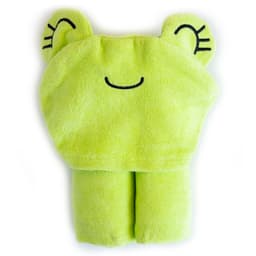 image-Milk&Moo Cacha Frog Baby Kapuzenbadetuch aus Samt