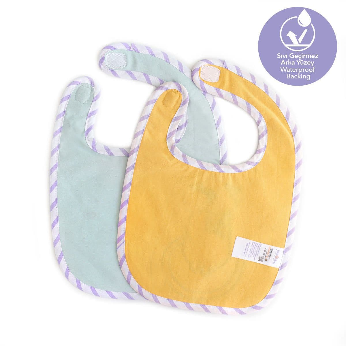 image-Milk&Moo Tombish Cat und Sangaloz Baby Lätzchen Set 2 Stück
