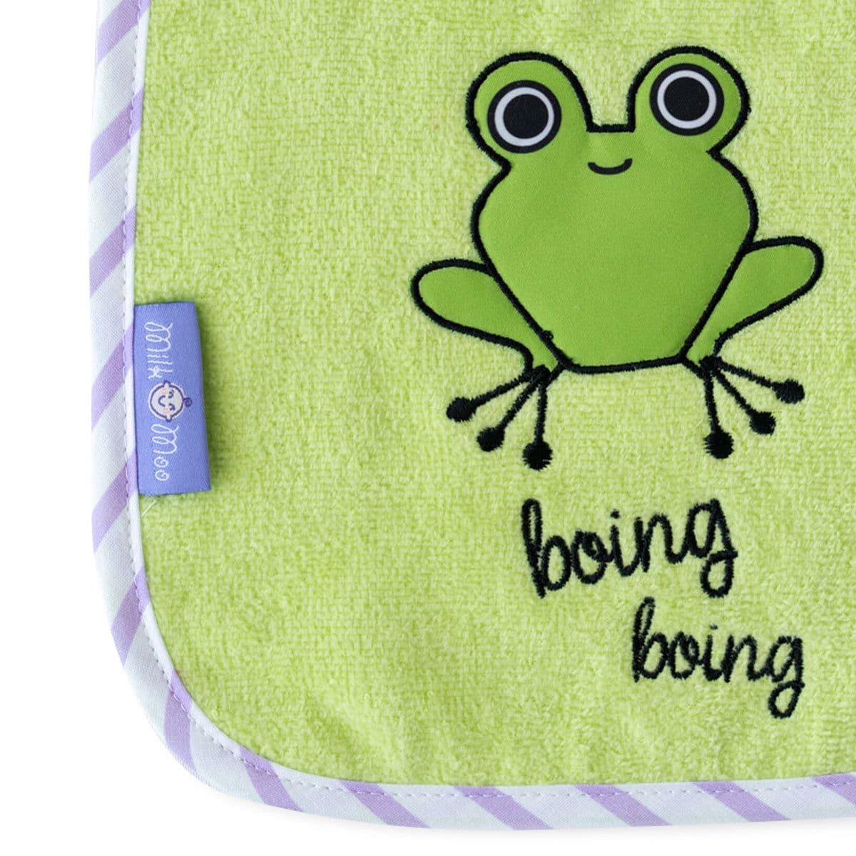 image-Milk&Moo Chancin und Cacha Frog Baby Lätzchen Set 2 Stück