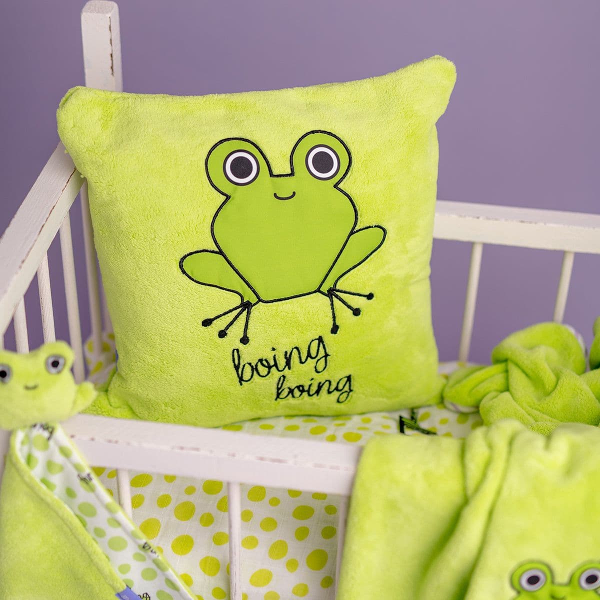 image-Milk&Moo Cacha Frog Baby Dekokissen
