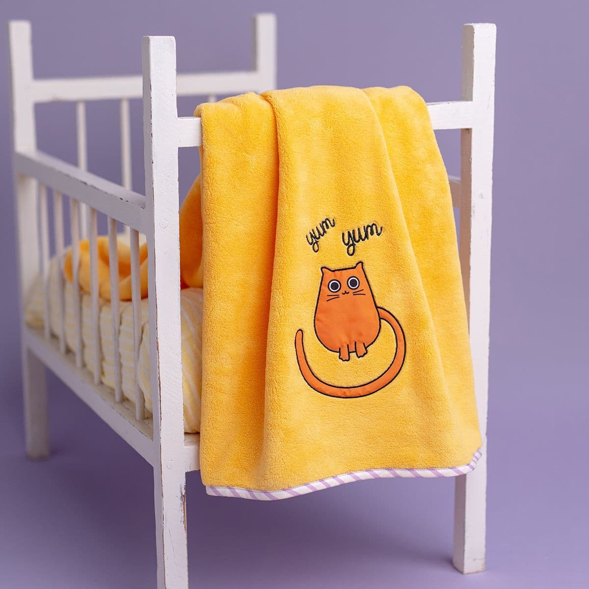 image-Milk&Moo Tombish Cat Babydecke