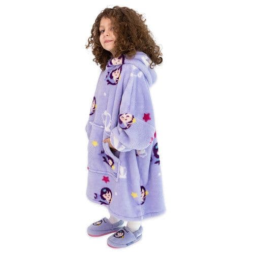 image-Milk&Moo Kleine Meerjungfrau Tragbarer Decken-Hoodie für Kinder Jungen