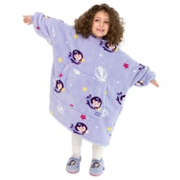 image-Milk&Moo Kleine Meerjungfrau Tragbarer Decken-Hoodie für Kinder Jungen