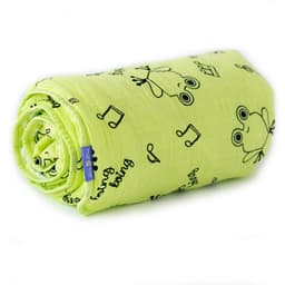 image-Milk&Moo Cacha Frog Musselin Flauschige Babydecke, 90x110cm