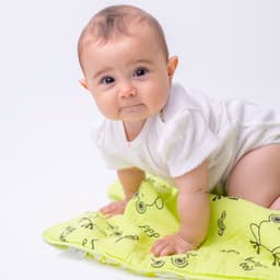 image-Milk&Moo Cacha Frog Musselin Flauschige Babydecke, 90x110cm