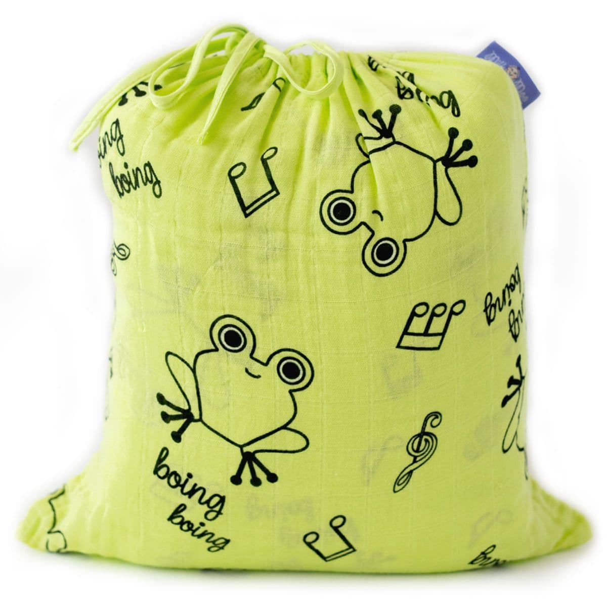 image-Milk&Moo Cacha Frog Musselin Flauschige Babydecke, 90x110cm