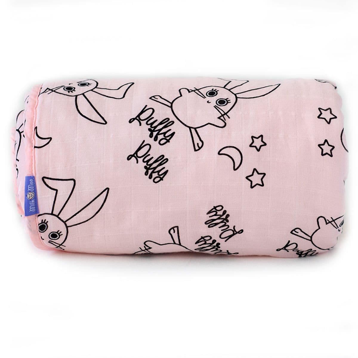 image-Milk&Moo Chancin Musselin Flauschige Babydecke, 90x110cm