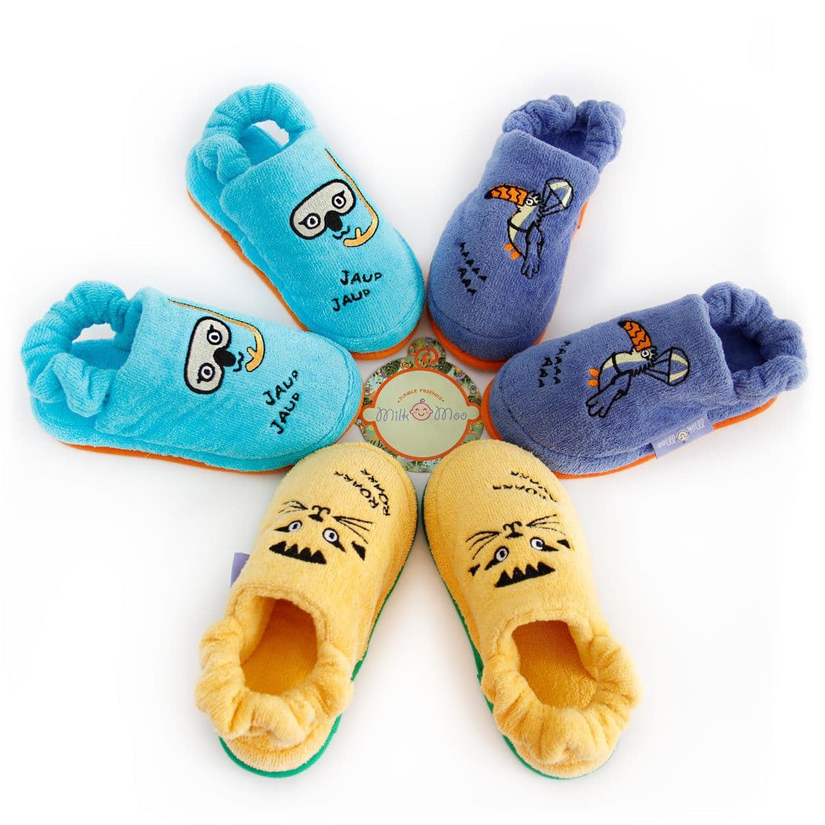 image-Milk&Moo Flying Toucan Kinderhauspantoffeln