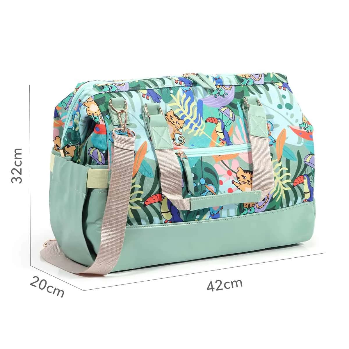 image-Milk&Moo Jungle Friends Wickeltasche Mehrfarbig