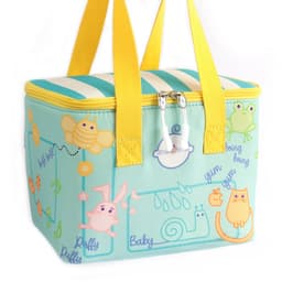 image-Milk&Moo Lunchbox, Lunchtasche, Brotdose, Kühltasche, Türkis