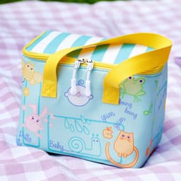 image-Milk&Moo Lunchbox, Lunchtasche, Brotdose, Kühltasche, Türkis