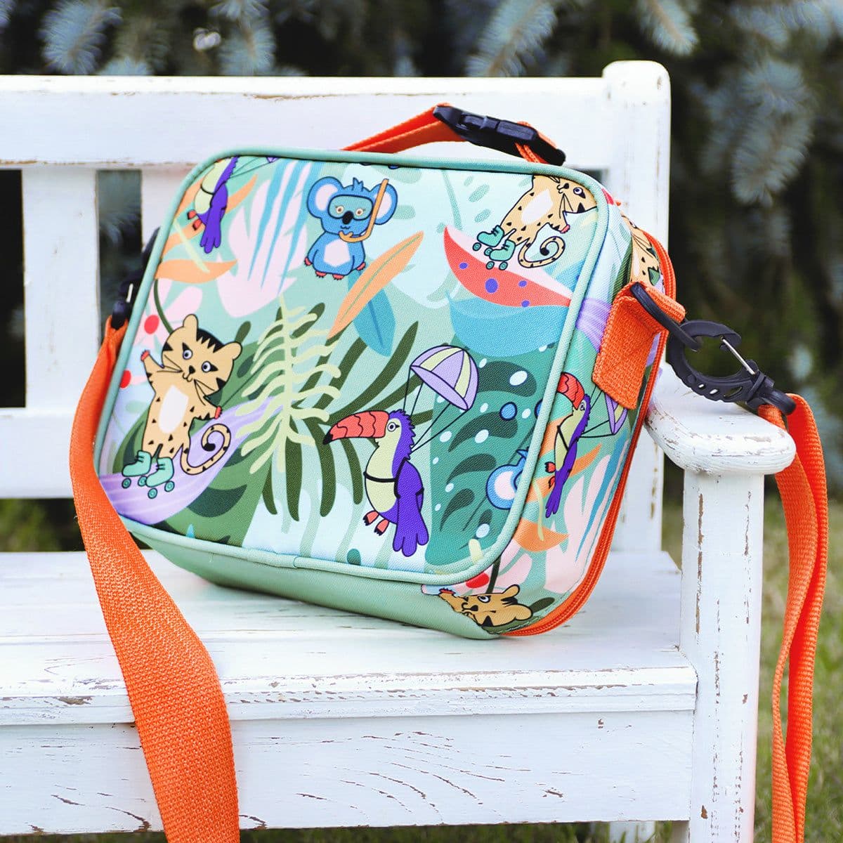 image-Milk&Moo Jungle Collection Lunchbox, Lunchtasche, Kühltasche, 4 L