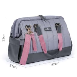 image-Milk&Moo Wickeltasche Auslaufsicher Baby Reisetasche Antrasit