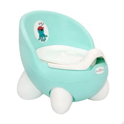 image-Milk&Moo Kinder Töpfchen, Erste Kindertoilette mit Rückenlehne, Blau