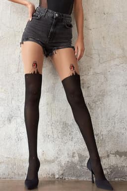 image-Banksy Graffiti Queen Fancy Tights - Limited Edition
