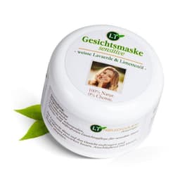 image-Organic Face Mask SENSITIVE | made of white lava clay / kaolin | Lime
