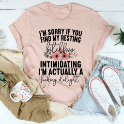 image-I'm Sorry If You Find My Resting Face Intimidating T-Shirt