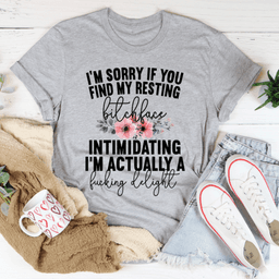 image-I'm Sorry If You Find My Resting Face Intimidating T-Shirt