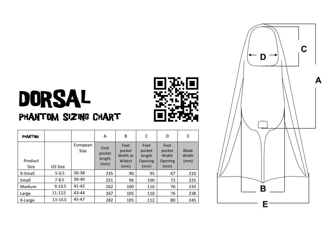 image-DORSAL Bodyboard Bodysurfing Floating Swim Fins (Flippers)