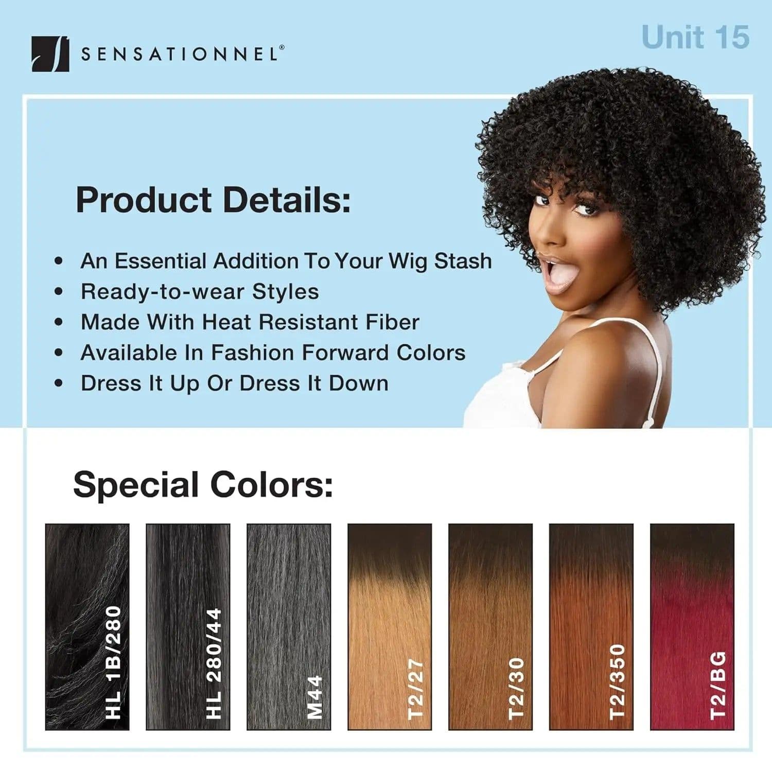 image-Sensationnel Dashly Wig UNIT 15 - Stylish Look, Trendy Style, Easy to Wear, Effortless Glamour