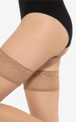 image-Elegant Stay-up Stockings Michelle 8 DEN Gatta - Fair Skin