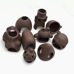 image-Large Ceramic Aquarium Decoration Fish Shrimps Shelter House Pottery Scorpion House Canister Simulation Stone Fish Tank Decors