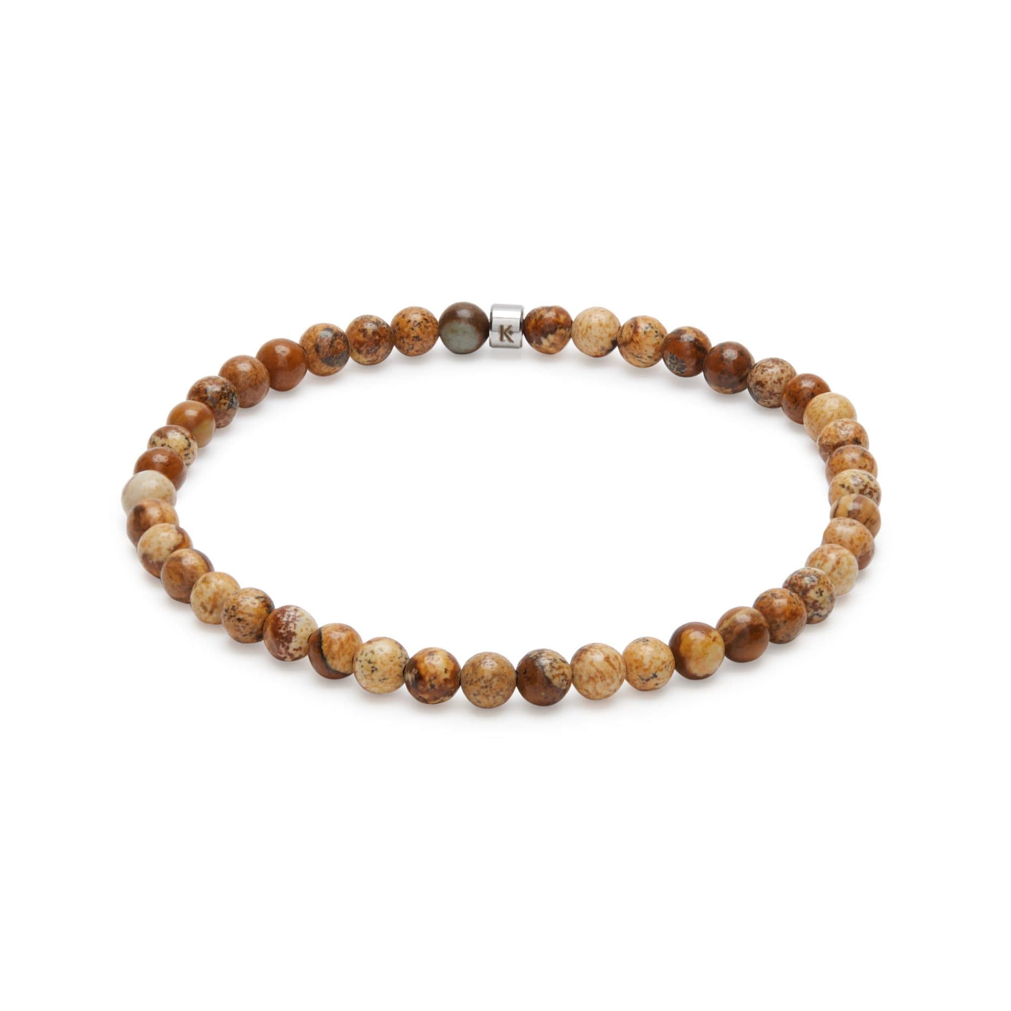 image-Mini Bracelet "Energie" en Jaspe Paysage