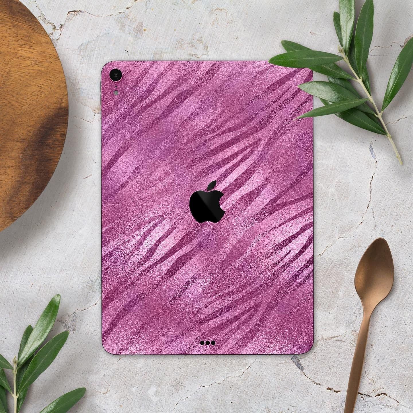 image-Glamorous Pink Toned Zebra - Full Body Skin Decal for the Apple iPad