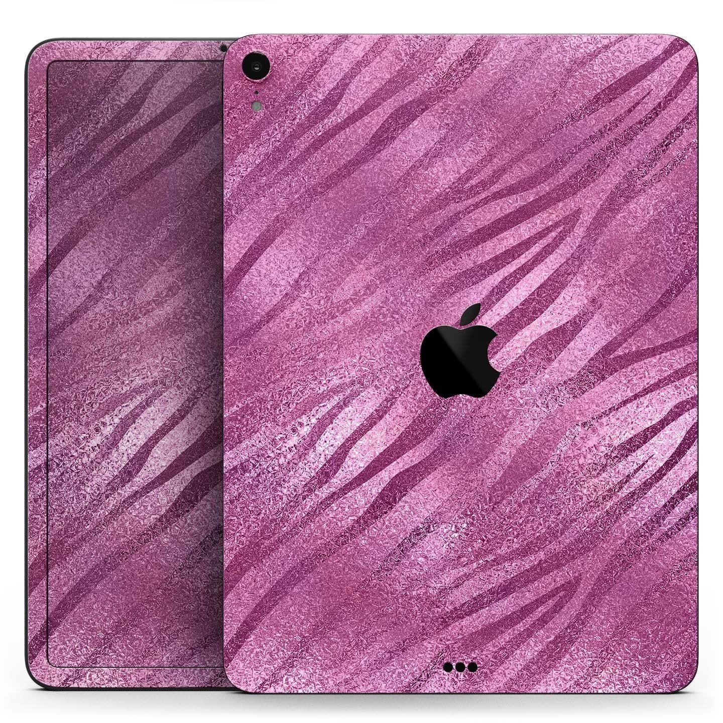 image-Glamorous Pink Toned Zebra - Full Body Skin Decal for the Apple iPad