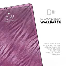 image-Glamorous Pink Toned Zebra - Full Body Skin Decal for the Apple iPad