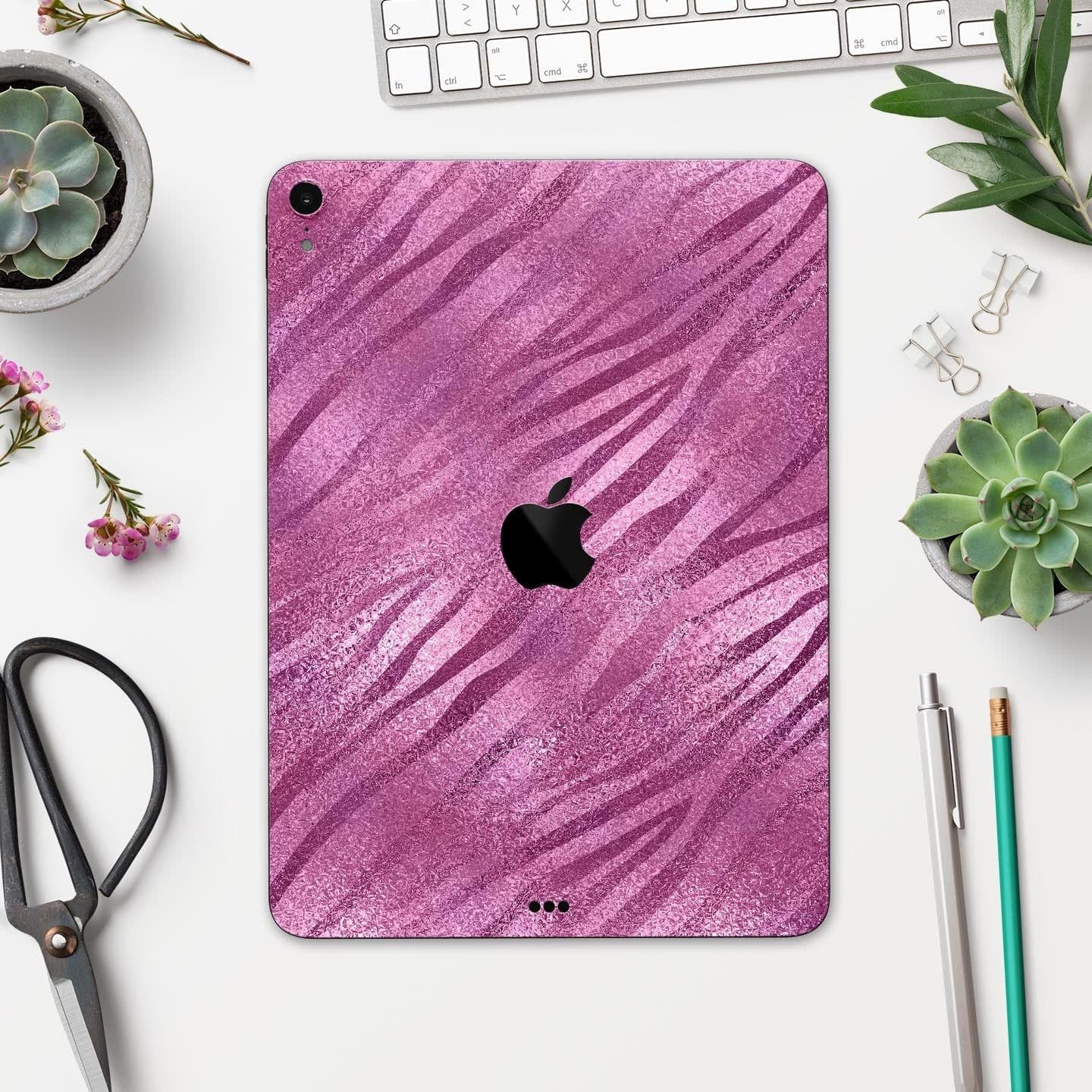 image-Glamorous Pink Toned Zebra - Full Body Skin Decal for the Apple iPad