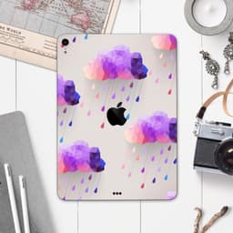 image-Geometric Rain Clouds - Full Body Skin Decal for the Apple iPad Pro
