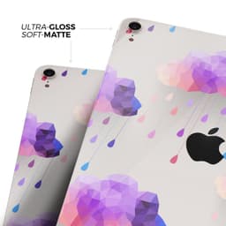 image-Geometric Rain Clouds - Full Body Skin Decal for the Apple iPad Pro