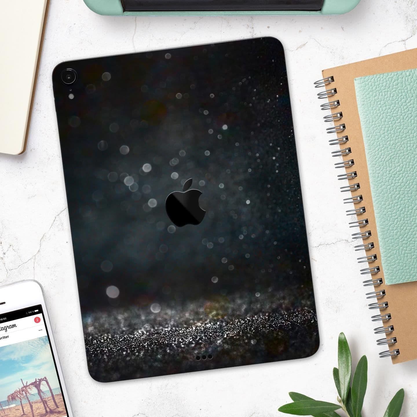 image-Black Unfocused Glowing Shimmer - Full Body Skin Decal for the Apple