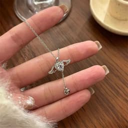 image-New Wine Red Cherry Gold Color Pendant Necklace For Women Personality Fashion Necklace Wedding Jewelry Birthday Gifts