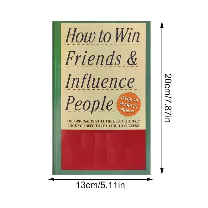 image-How To Win Friends & Influence People By Dale Carnegie Interpersonal Communication Skills Self-Improvement Reading Book книги