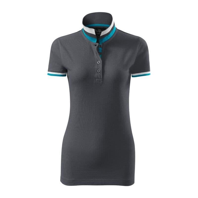 image-Malfini Collar Up W MLI-25783 light anthracite polo shirt