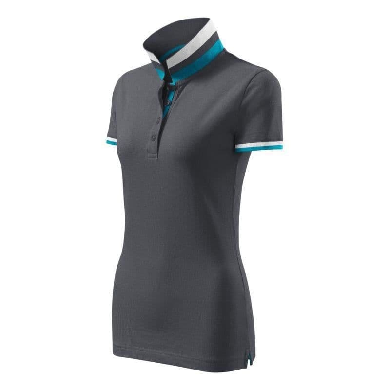 image-Malfini Collar Up W MLI-25783 light anthracite polo shirt